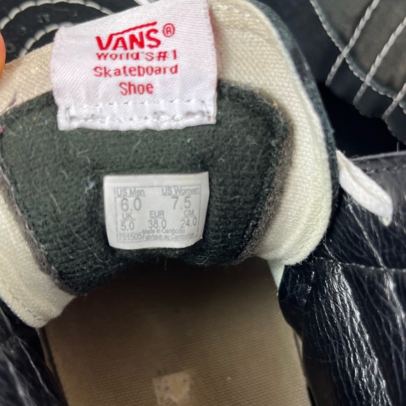 Vans SK8-HI SHOE Sz 7.5 - Picture 11 of 14